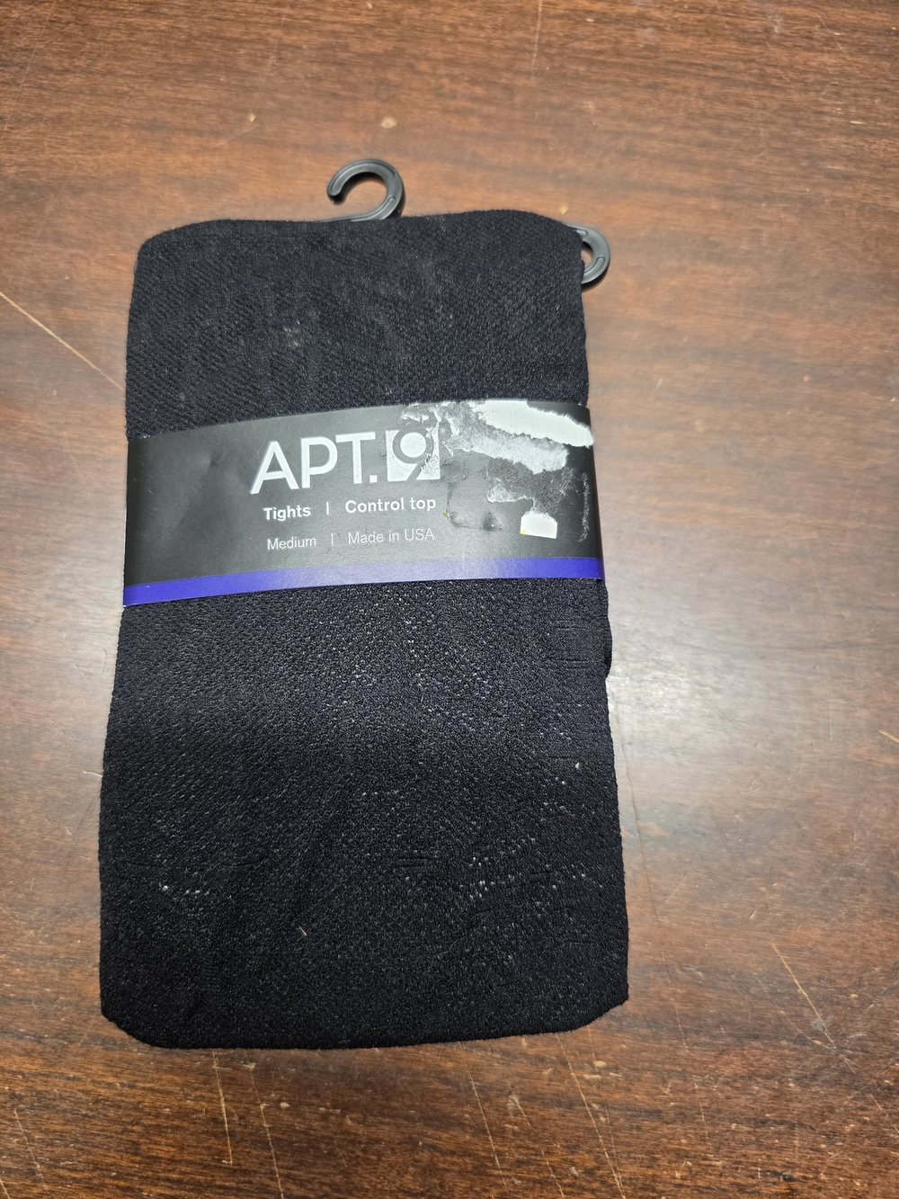 APT. 9 Black Control Top Tights - Medium